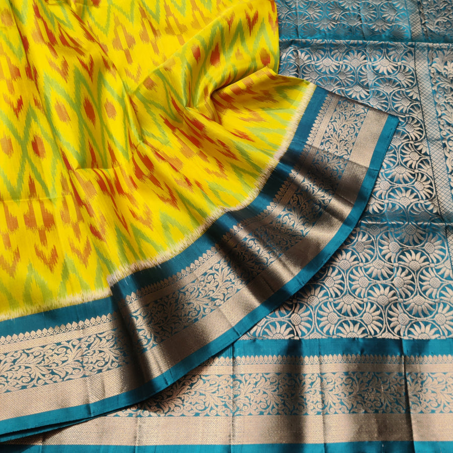 Ikkath Pure handloom silk saree - IKT02