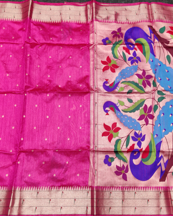 Jute paithani silk sarees - J01 alternate view