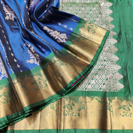 Kanchi Vintage Small border pattu - KMP83