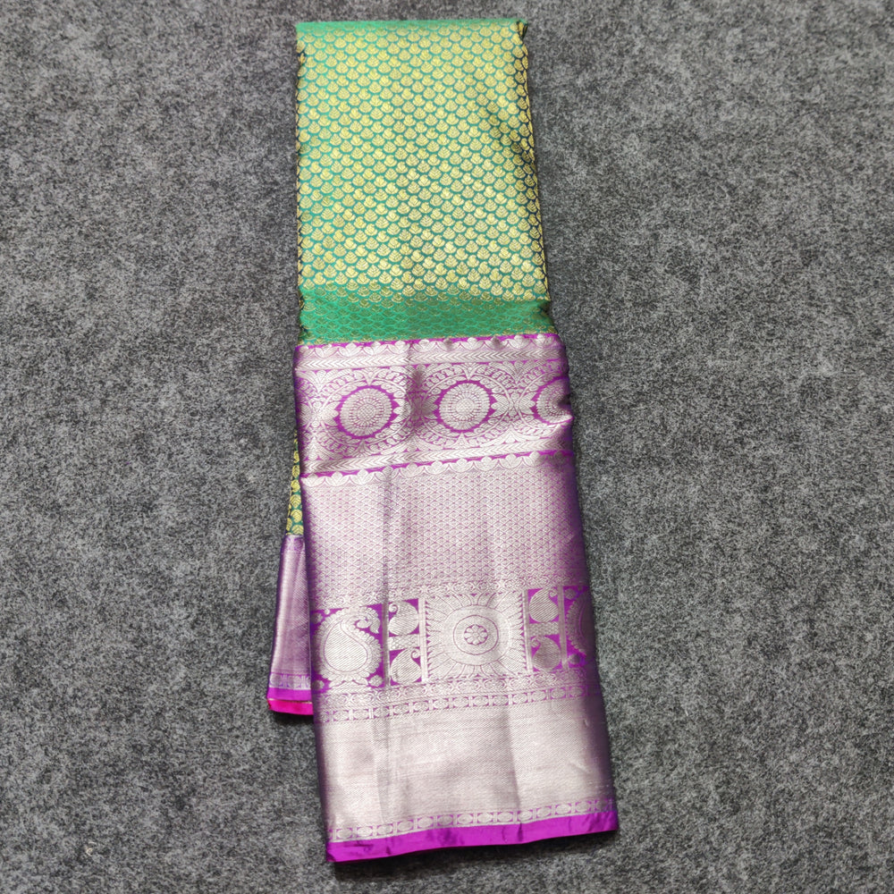 Kanchi pattu half fine bridal wear saree HF10