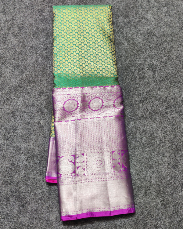 Kanchi pattu half fine bridal wear saree HF10