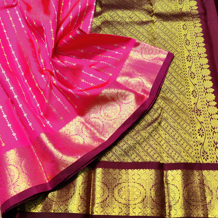 Kanchi pure silk saree - KMP1020