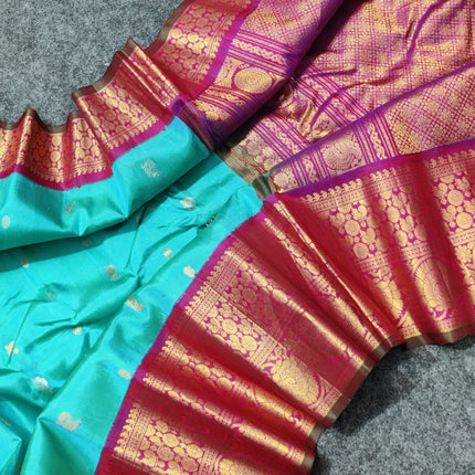 Gadwal pure handloom kuttu silk saree - GPS129