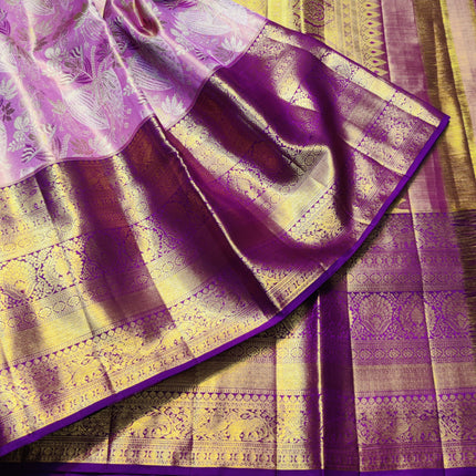 Kanchi Meenakari Brocade Pure handloom Silk Saree - KMP1794