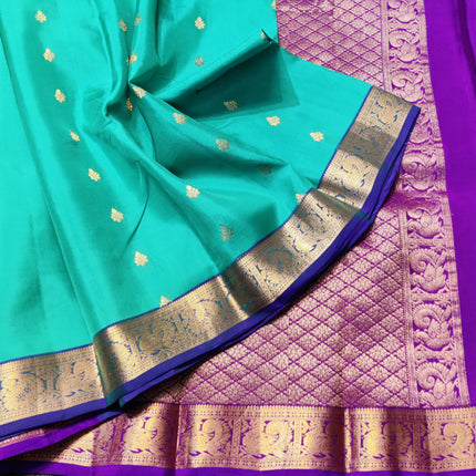 Kanchipattu small border saree - KMP207