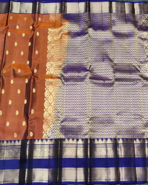 Kanchi Vintage Gap border pattu - KMP292 alternate view