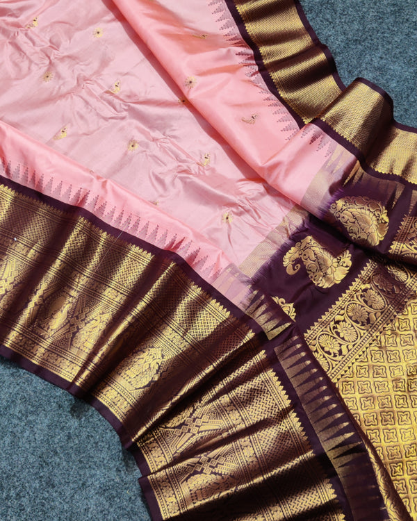 Gadwal Handloom pure silk- GPS52
