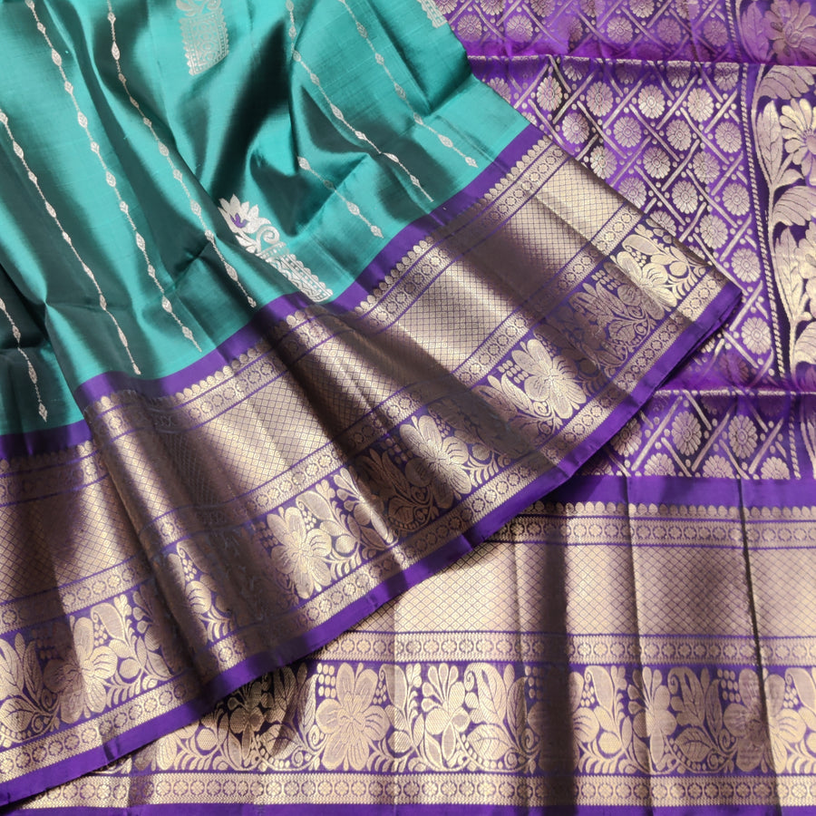 Meenakari kanchi lightweight pattu Saree - KMP20