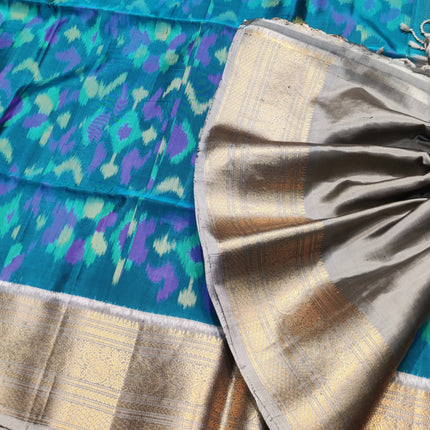 Ikkath Pure Silk Pattu Saree- IKT63