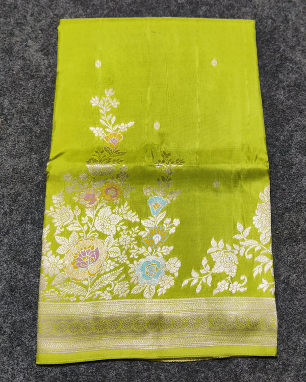 Crepe Banaras silk saree -BS07