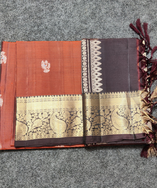 Meenakari kanchi lightweight pattu Saree - KMP130