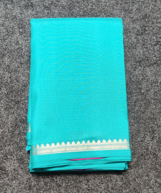 Kanchi pattu small border saree - KMP2032
