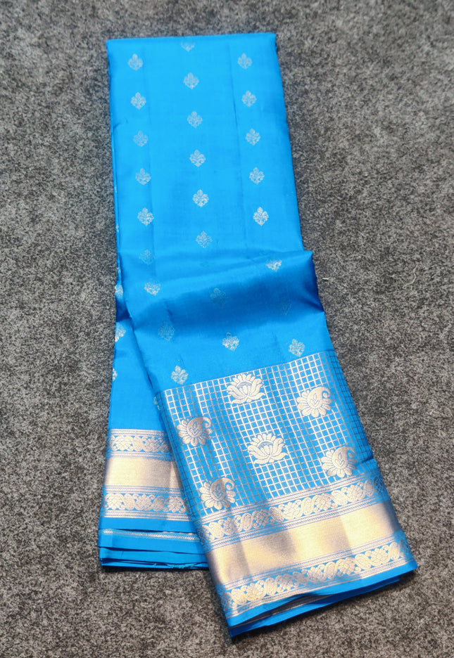 Kanchi pure vintage silk Saree - KMP3007
