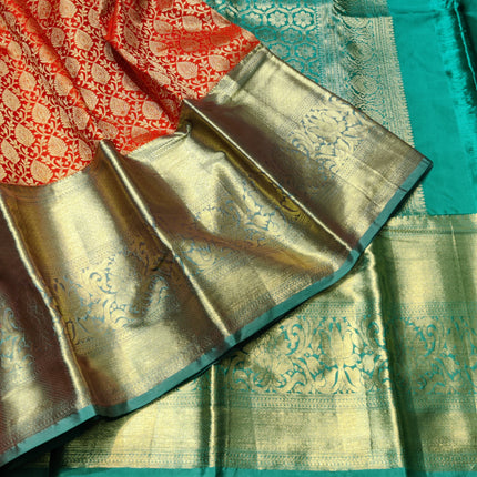 Kanchi pattu half fine Bridal Saree -HF272