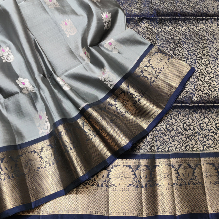 Meenakari kanchi lightweight pattu Saree - KMP16