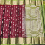 Meenakari kanchi lightweight pattu Saree - KMP309