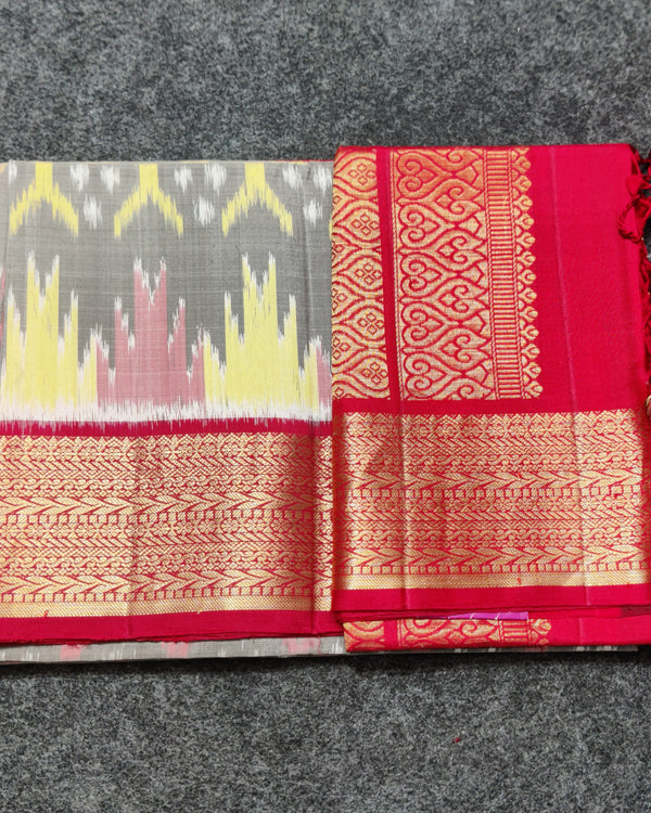 Ikkath Pure handloom silk saree - IKT03 alternate view