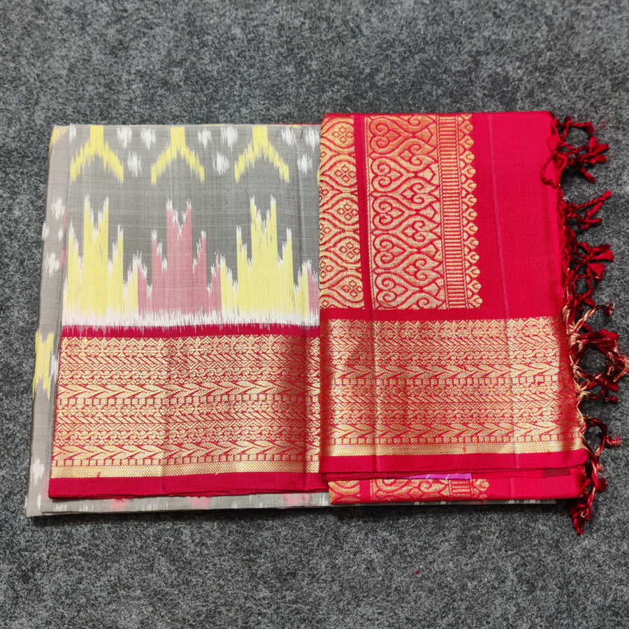 Ikkath Pure handloom silk saree - IKT03