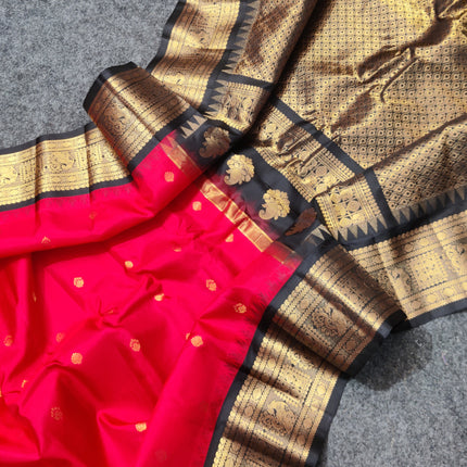 Gadwal Handloom Pure silk saree - GPS159
