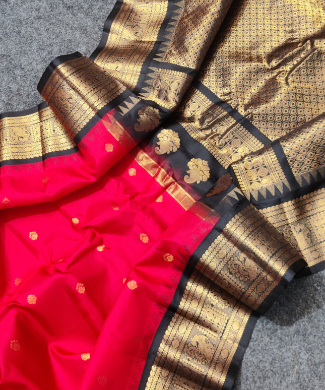 Gadwal Handloom Pure silk saree - GPS159