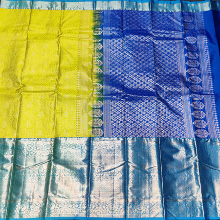 Kanchi pattu half fine bridal wear saree HF36