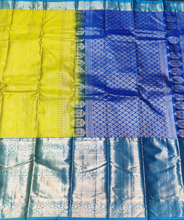 Kanchi pattu half fine bridal wear saree HF36