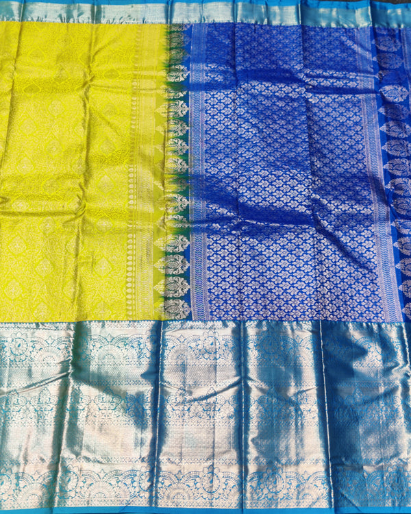 Kanchi pattu half fine bridal wear saree HF36 alternate view