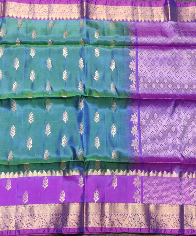 Lightweight pattu Scurt Border Saree - LWP87