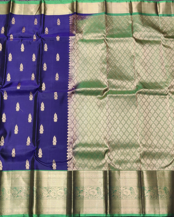 Kanchi Vintage Gap border pattu - KMP251 alternate view