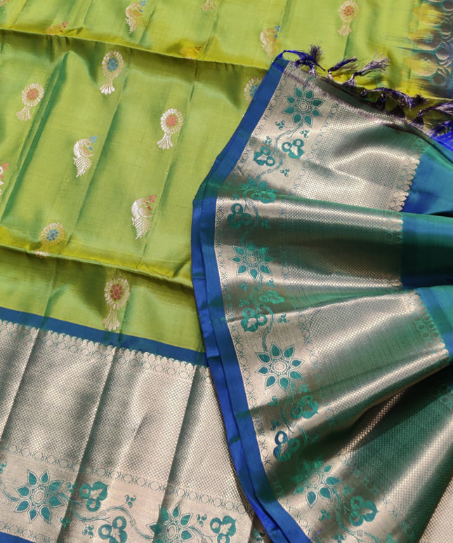 Meenakari kanchi lightweight pattu Saree - KMP113
