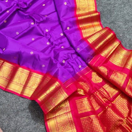 Gadwal Handloom Pure silk saree - GPS162