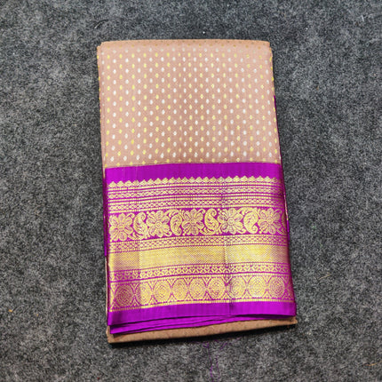 Kanchi pure kuttu border Saree - KMP1296