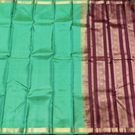 Kanchi pattu small border saree - KMP3017