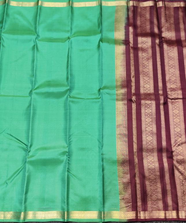 Kanchi pattu small border saree - KMP3017