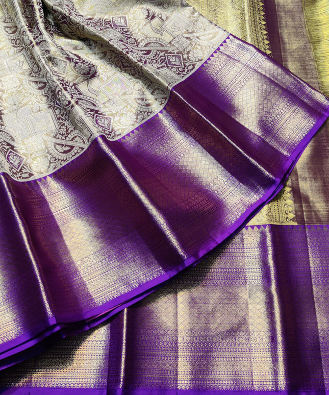 Kanchi Pattu Wedding Sarees @50% Off -KMP1951
