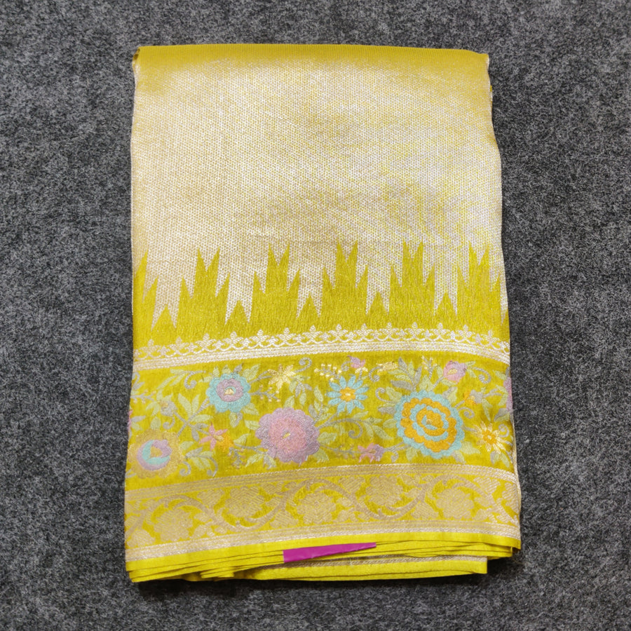 Banaras Tissue Paithani silk saree - BRS23