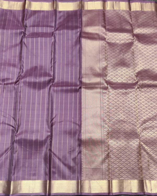 Kanchi pattu small border saree - KMP312 alternate view