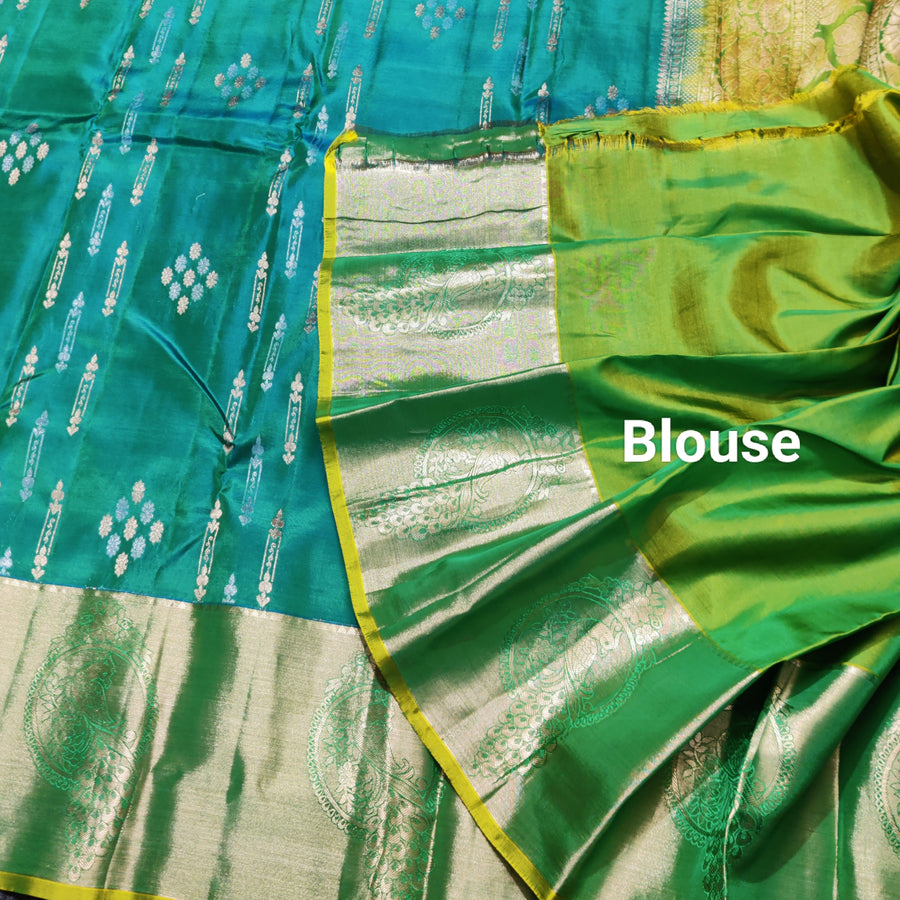 Lightweight pattu Scurt Border Saree - LWP415