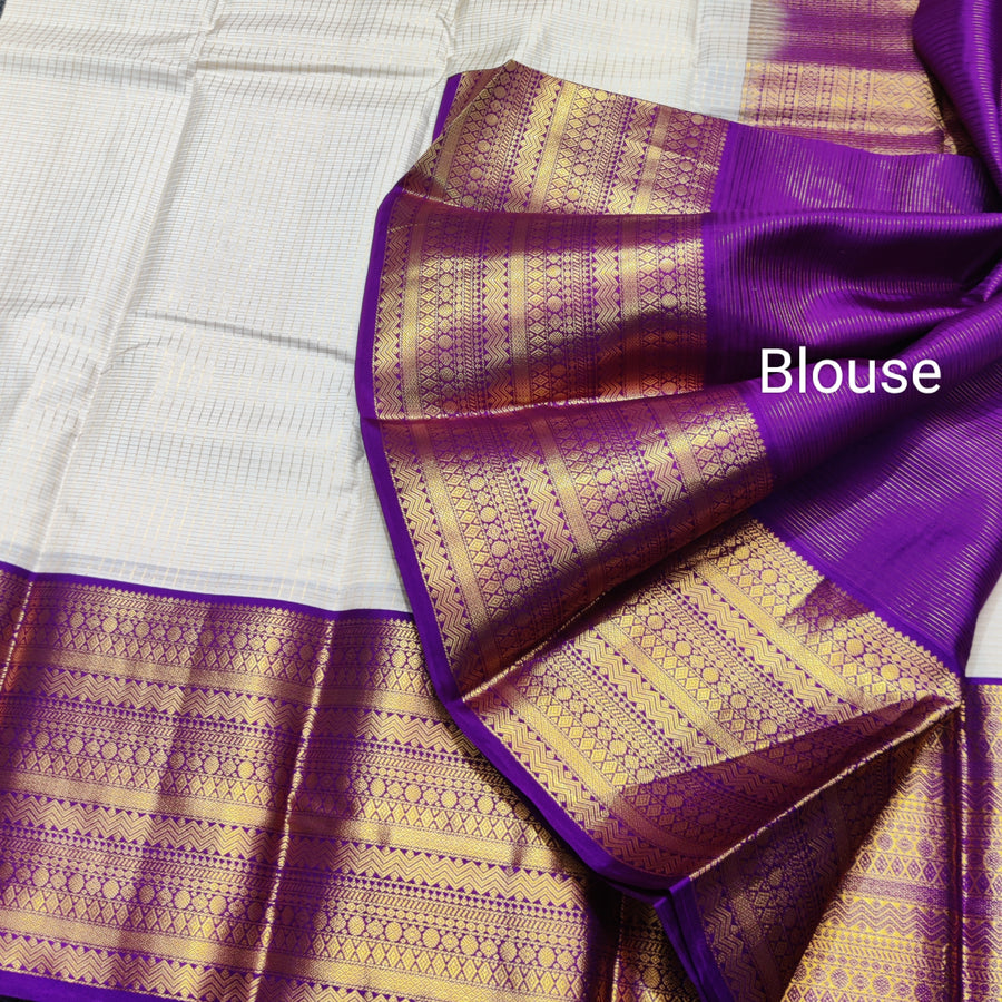 50% off Kanchi kuttu vintage Handloom saree - KMP61