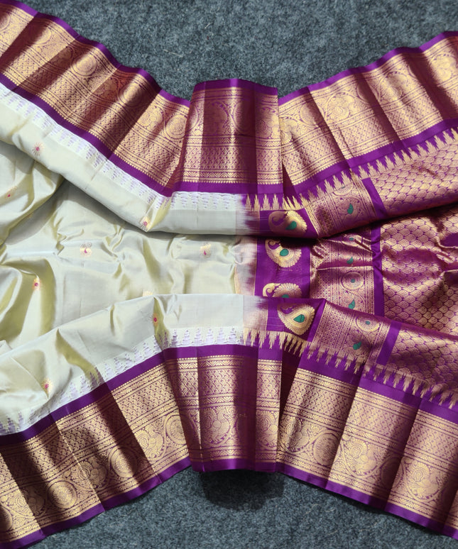 Gadwal Handloom Pure silk saree - GPS163