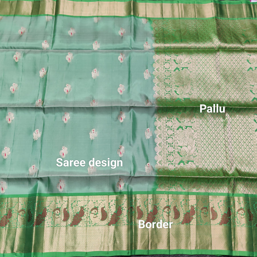 Meenakari kanchi lightweight pattu Saree - KMP146