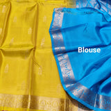Kanchi Pure Silk Small Border Saree – KMP271