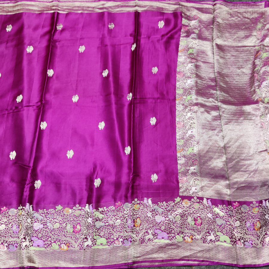 Mashru satin Silk Saree- MS27