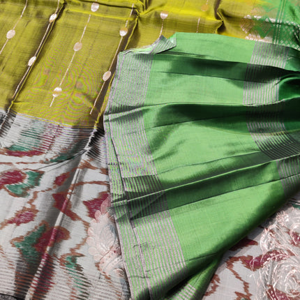 Lightweight Pattu Scurt Border Saree - LWP1076
