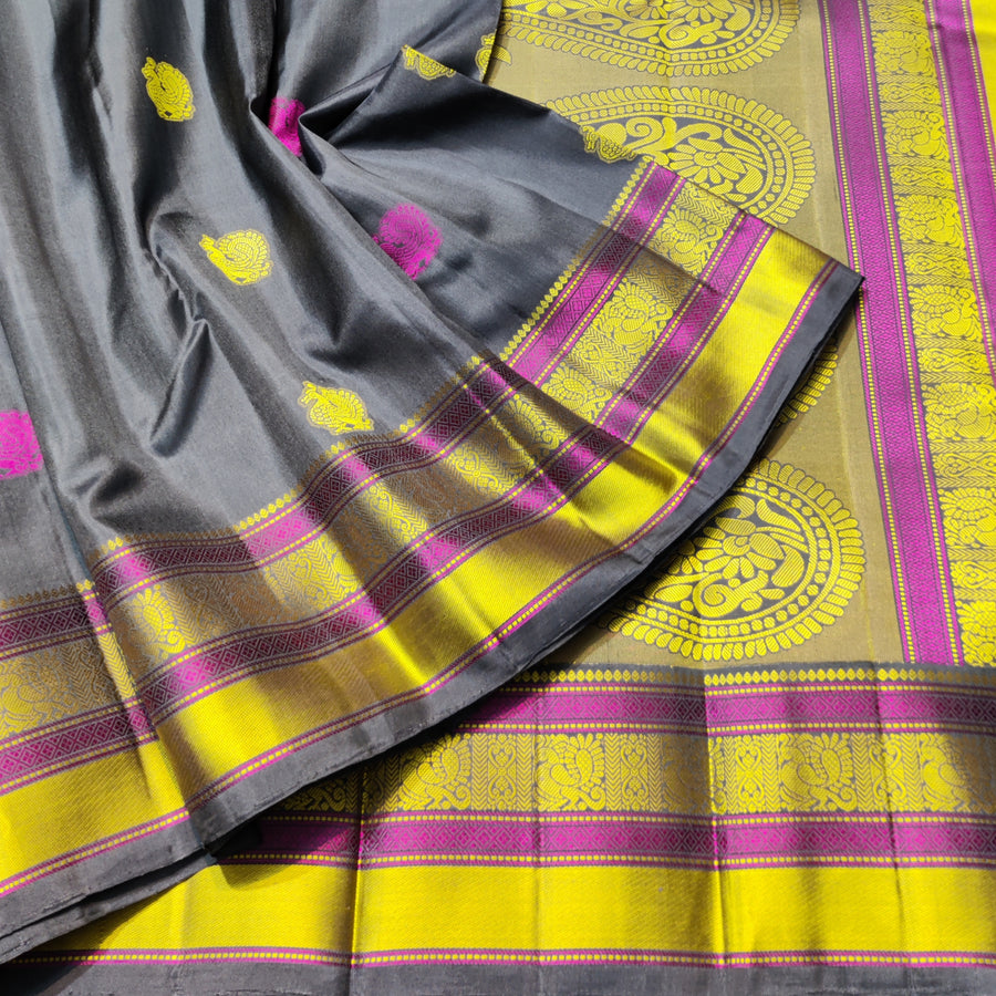 Kanjivaram Resham Silk Saree - KMP186
