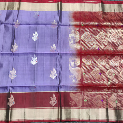 Lightweight pattu Scurt Border Saree - LWP146