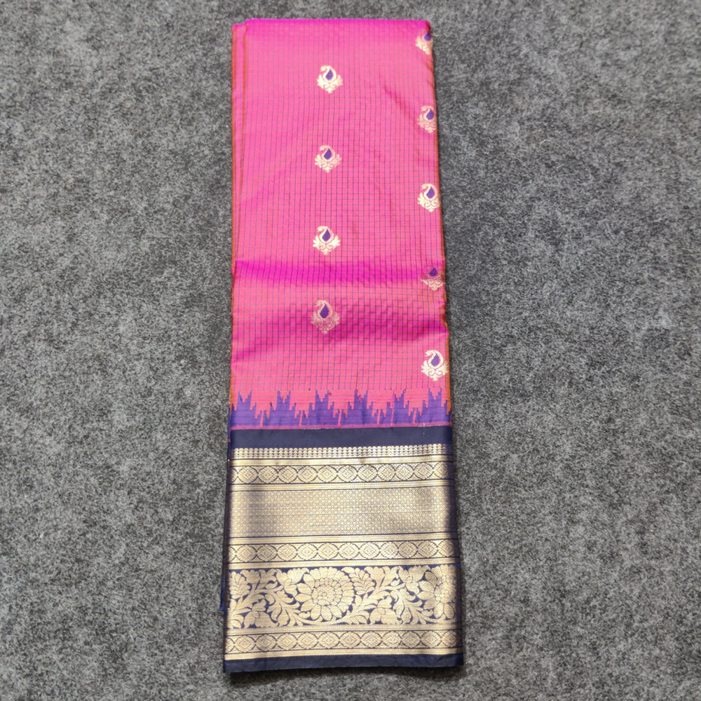 Gadwal Semi Silk Saree - GSM33