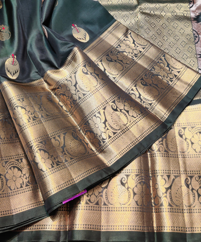 Kanchi pattu pure silk Saree - KMP1568