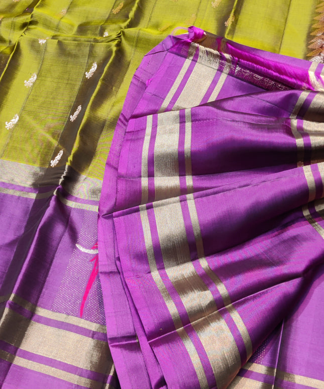Lightweight Pattu Scurt Border Saree - LWP1078