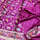 Mashru satin Silk Saree- MS48
